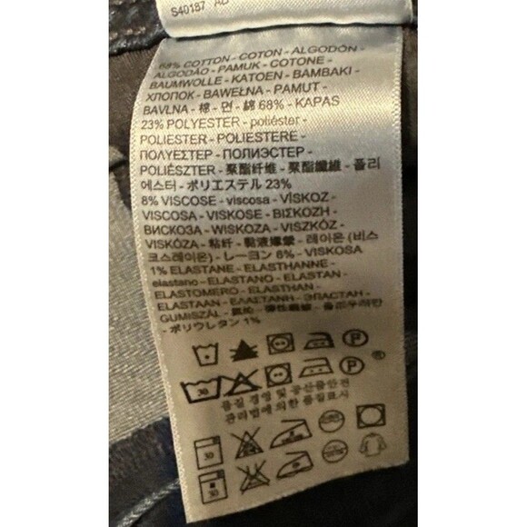 Woman’s Levis 529 Curvy Bootcut Blue Jeans Stretch Waistband Size 33x32 - Picture 9 of 10